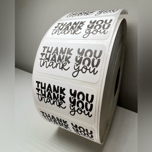 Pack of 100 stickers | Thank You stickers roll for Poshmark | Shipping S… - Picture 5 of 9